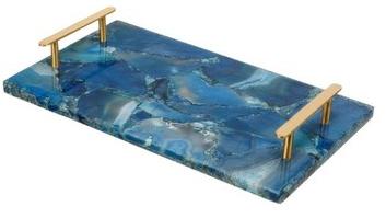 Polished Plain Agate Serving Tray, Feature : Anti Corrosive, Durable, High Quality