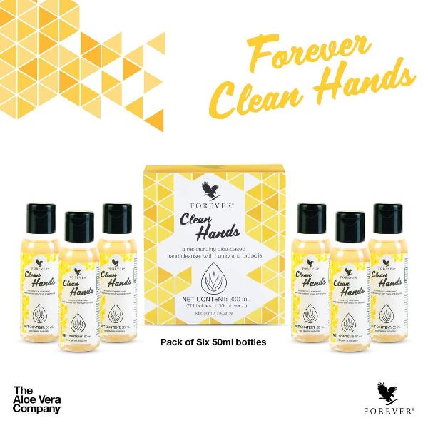 Forever Clean Hand Pack Of 6, Packaging Size : 50ml