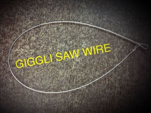 Steel Giggli Saw Wire, Color : white