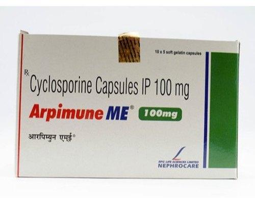 Cyclosporine 100mg IP Capsule