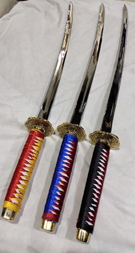 Wooden Samurai Sword, Color : Multi color
