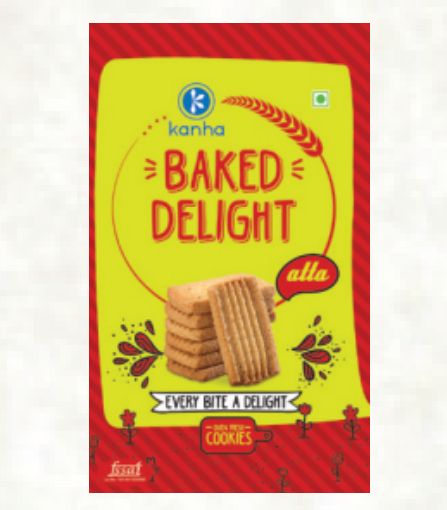 Kanha Atta Cookies, for Snacks, Feature : Hygienically Packed