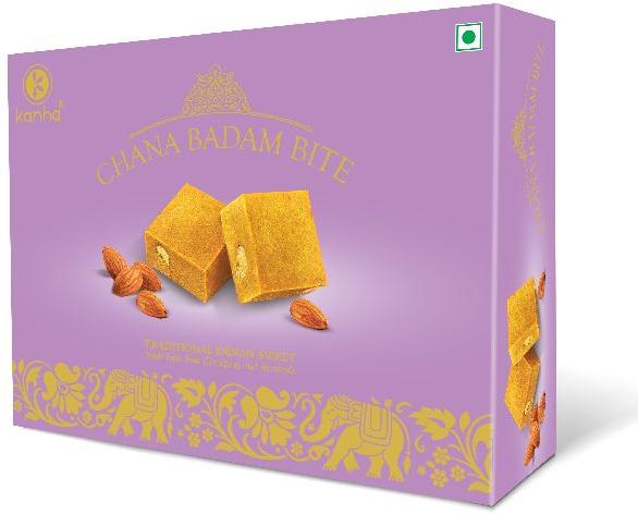 Chana Badam Bite Burfi, Taste : Sweet