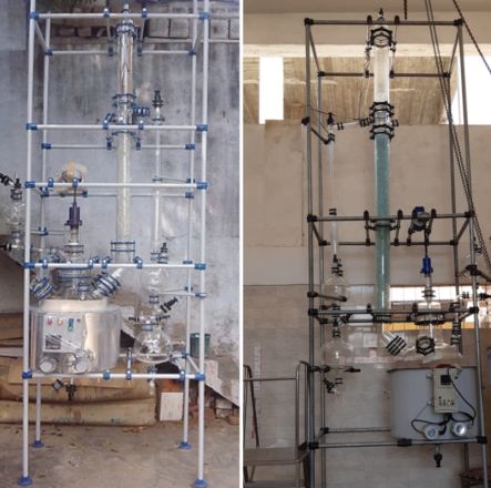 Glass Reaction cum Distillation Apparatus, for Laboratory, Certification : CE Certified