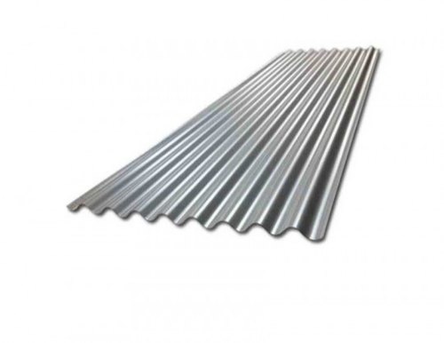Essar Mild Steel Galvanized Corrugated Roofing Sheet, Color : Silver