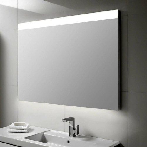 Rectangular Aluminium Illuminated Mirror
