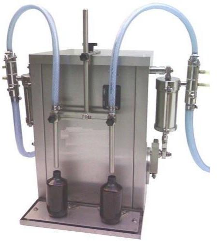 Semi Automatic 2 Head Liquid Filler Machine