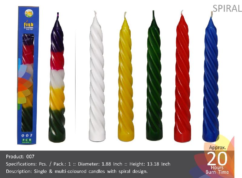 Spiral Candle - 007