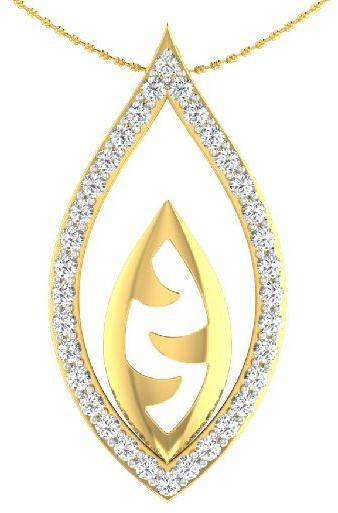 Buy Gold Shiva’s Third Eye Pendant With Diamonds