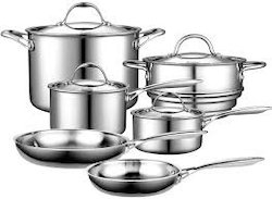 Vsilover Stainless Steel Cooking Pots