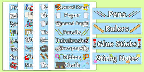PP Stationery Labels, for Commercial