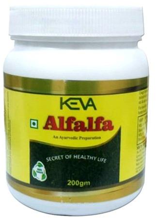 Keva Alfalfa Powder, Packaging Size : 200 GM