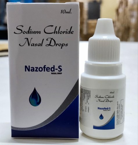 Sodium Chloride Nasal Drops, Packaging Size : 10ML