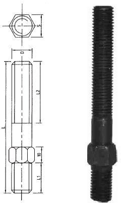 Clamping Stud With Hex Spanner, Color : Black, Brown, Creamy, Dark Brown, Grey, Ivory, Light Grey