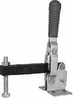 Vertical Handle Solid Arm Hold Down Toggle Clamp