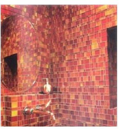 Glass Mosaic Bathroom Tile