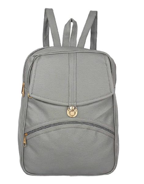 Grey Backpack Bag