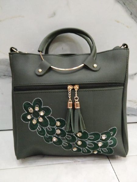 Ladies Green Handbag