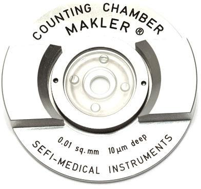 Metal alloy Makler Counting Chamber