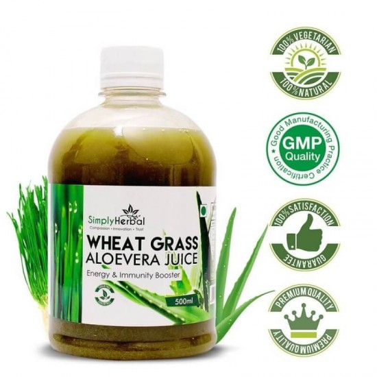 Aloe Vera Wheat Grass Juice, Packaging Type : Plastic Bottle