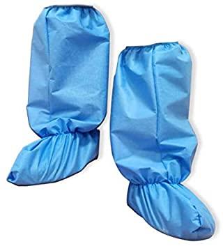 Disposable Long Boot Isolation Shoe Cover, for Clinical, Hospital, Laboratory, Size : Standard