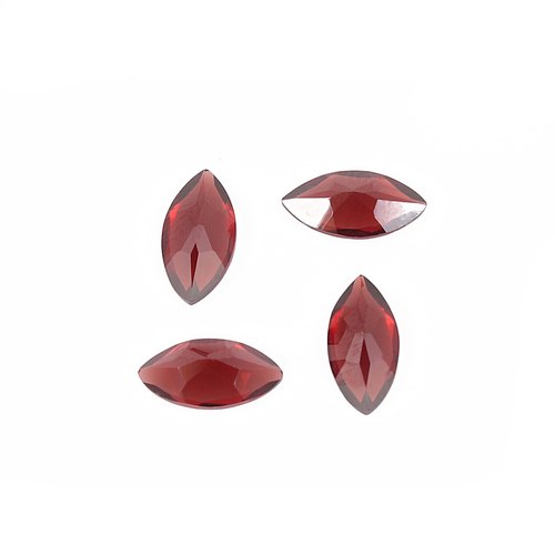 5x10 mm Oval Mozambique Garnet Gemstone, for Healing, Gemstone Color : Red