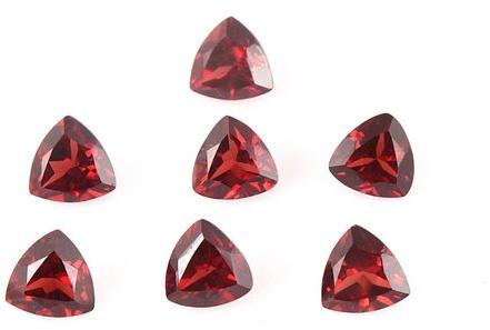 6 mm Trillion Mozambique Garnet Gemstone, for Healing, Gemstone Color : Red