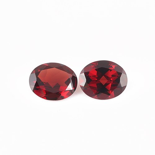 9x11 mm Oval Mozambique Garnet Gemstone, for Healing, Gemstone Color : Red