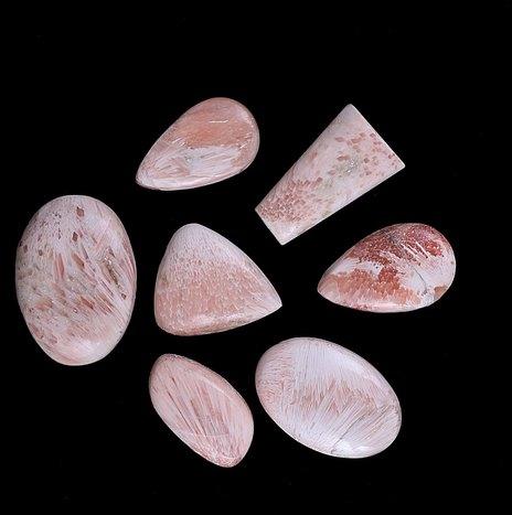 Polished Pink Scolecite Gemstone