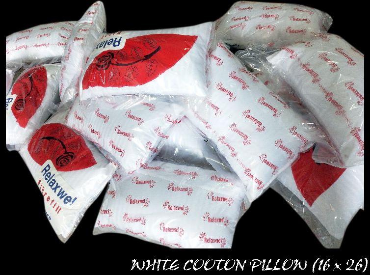 Soam Plain Relaxwel Cotton Pillows, Technics : Machine Made