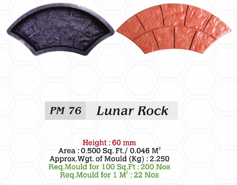 Paver Mould PM 76 Lunar Rock