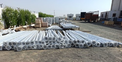 Galvanized Iron Street Light Poles