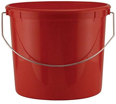 11 LTR Plastic Bucket with Steel Handle