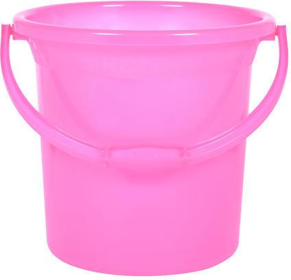 Round 20 Liter Plastic Bucket with Handle, Feature : Non Breakable, Rust Proof