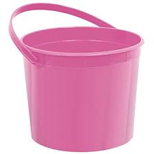4 Liter Plastic Bucket with Handle, Length : 12Inch