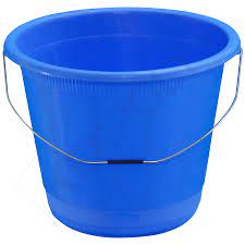 7 LTR Plastic Bucket with Steel Handle