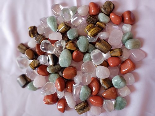 Polished Agate Tumbled Stone, for Healing, Size : Standard