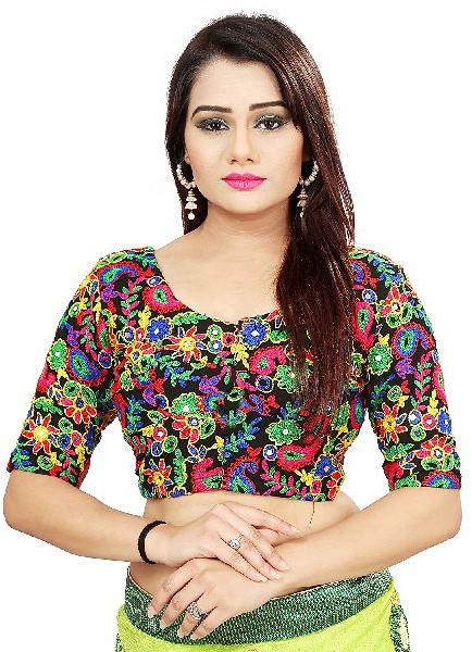 Cotton Embroidered Blouse, Occasion : Party Wear