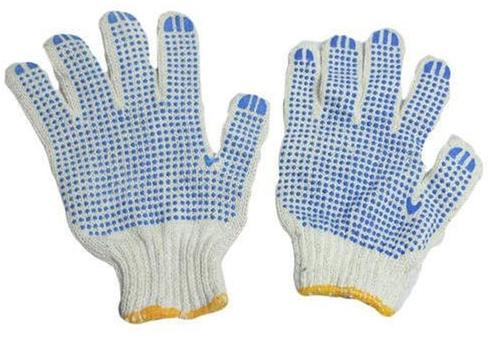 Cotton Dotted Hand Gloves, Size : Standard