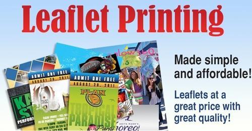 Leaflet Printing Services