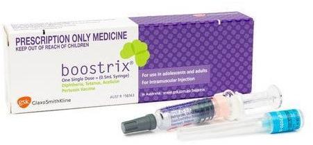 GSK Boostrix Vaccine, Form : Liquid