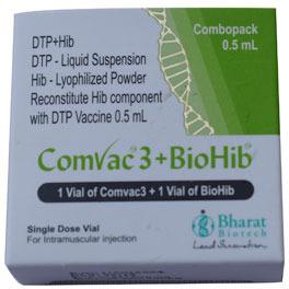 BB Comvac 3+BioHib Vaccine, Form : Liquid