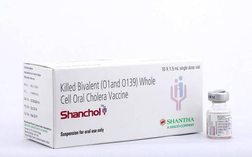 SNFI Shanchol Vaccine, for Cholera, Form : Liquid