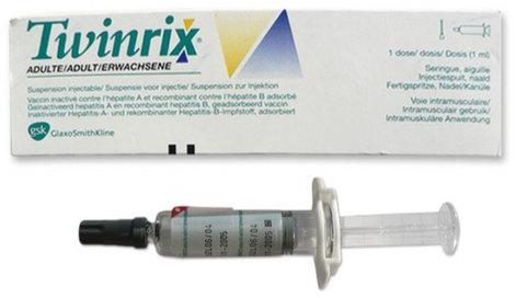 GSK Twinrix Vaccine, for Hepatitis B, Form : Liquid