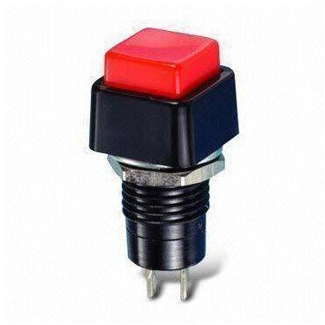 Plastic Power Control Push Button, Color : Red