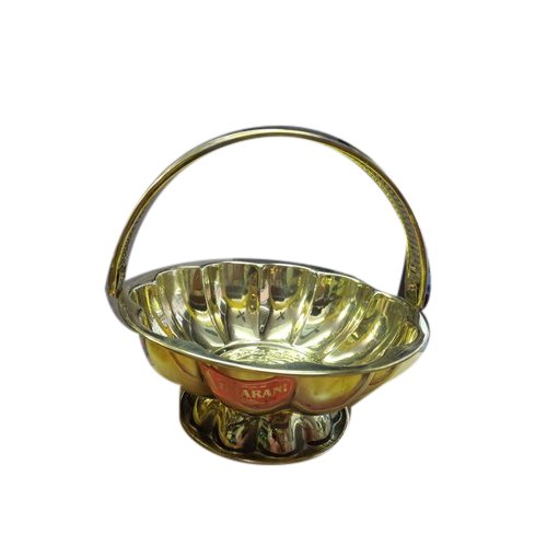 Brass Flower Basket, Packaging Type : Box