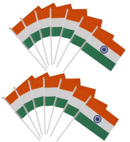 Indian National Hand Flags, Style : Flying