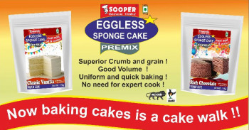 Bakersveggie Eggless Vanilla Cake Premix