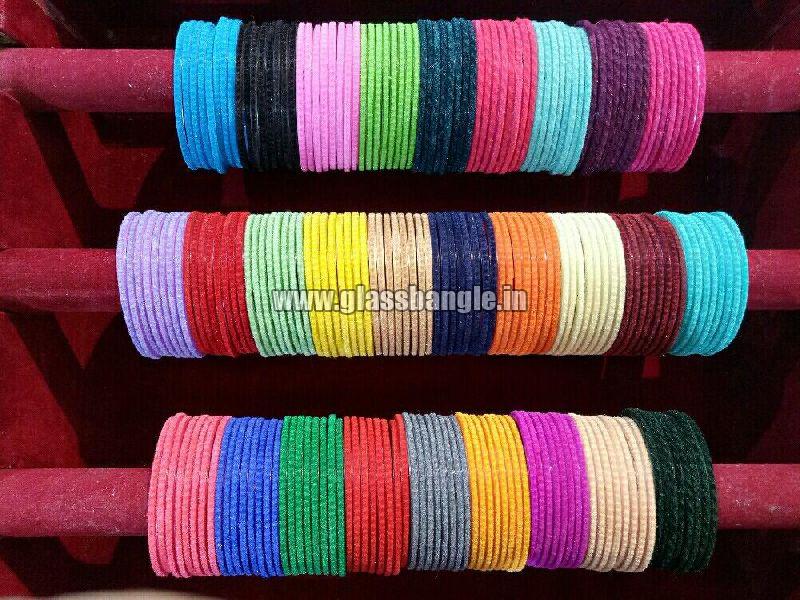 Plain Non Polished glass bangles, Feature : Attractive Designs, Fine Finished