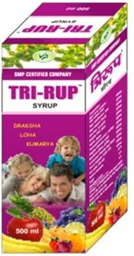 Tri-Rup Syrup, Packaging Size : 500 ml
